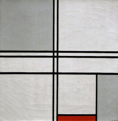 Composition No.1 by Piet Mondrian